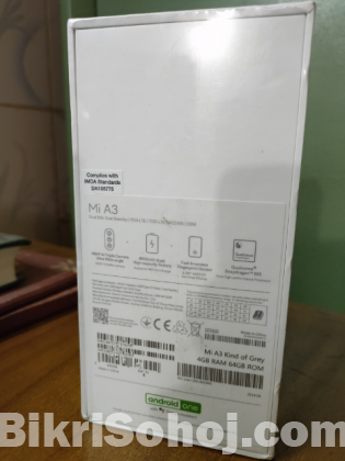 Xiaomi Mi A3 4/64 official Intact Seal box